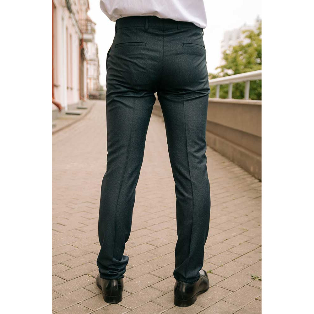 Брюки серо-синие BK-1030