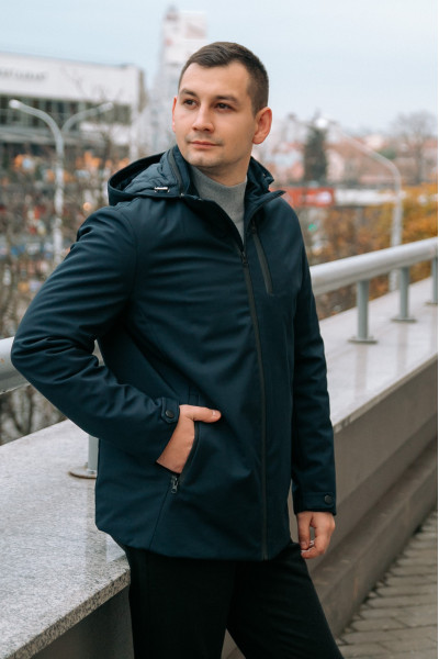 Куртка синяя