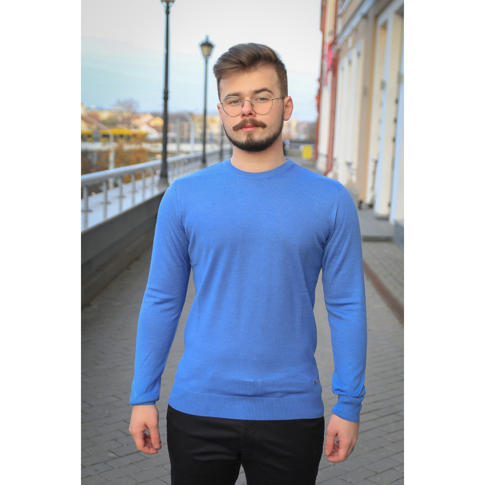 Мужской джемпер голубой dj20211