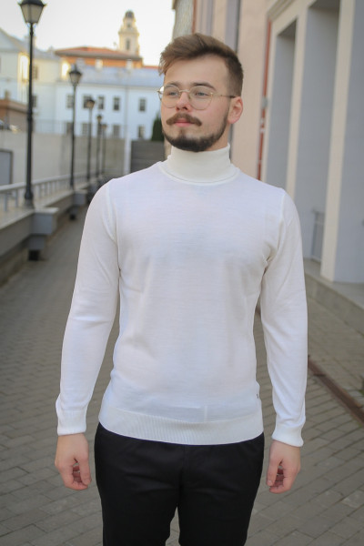 Водолазка белая